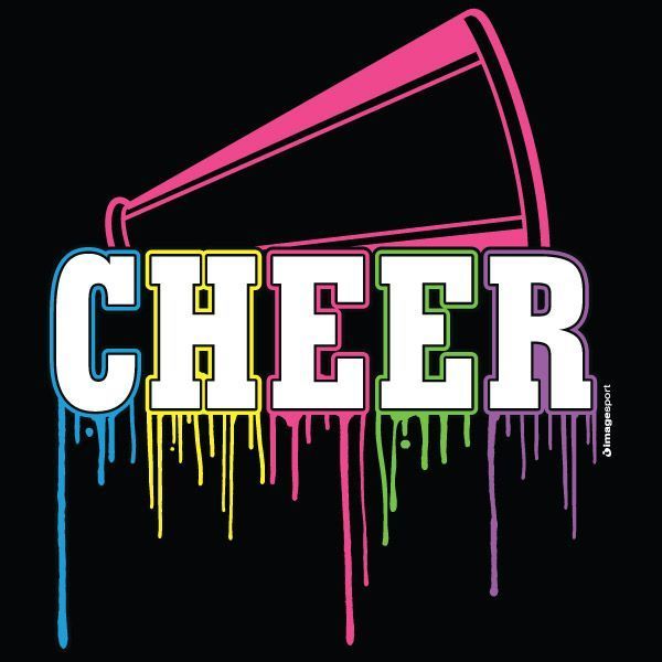 Megaphone that says cheer on it