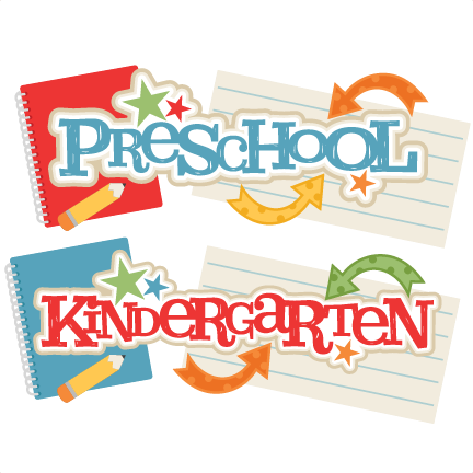 Preschool Kindergarten Clipart